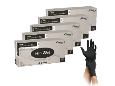 In Mode und Schutz vereint: Die Vielseitigkeit schwarzer Nitrilhandschuhe - SeniPax.de