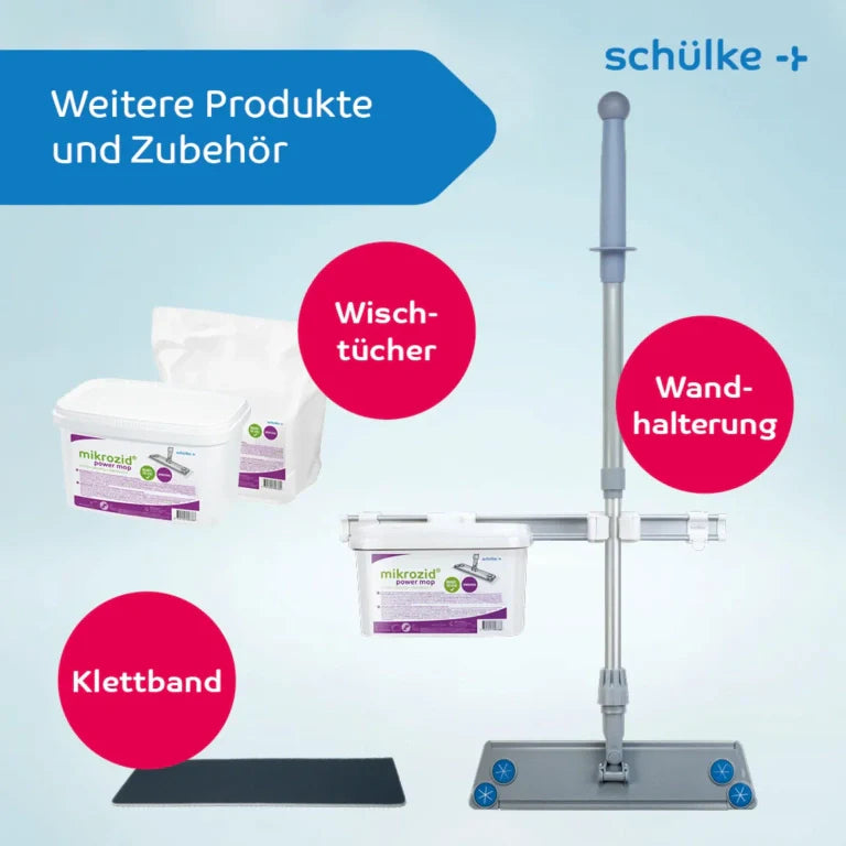 Effektive Oberflächendesinfektion mit mikrozid® power mop Wischdesinfektion - SeniPax.de