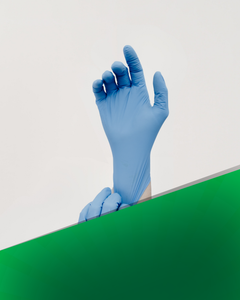 Collection image for: Blaue Nitrilhandschuhe