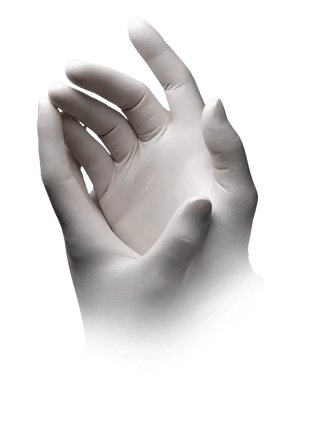 AMPri Basic-Plus Latex Einmalhandschuhe weiß 100 Stück