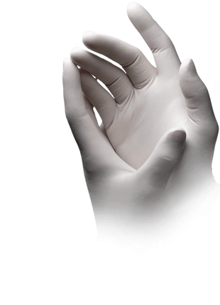 AMPri Basic-Plus Latex Einmalhandschuhe weiß 100 Stück