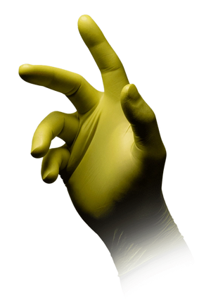 AMPri Style Cedro Med-Comfort Nitril Einmalhandschuhe cedrogrün Gr. XS–XL