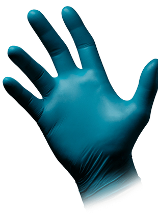 AMPri Style Ocean Med-Comfort Nitril Einmalhandschuhe türkis/grün Gr. XS–XL