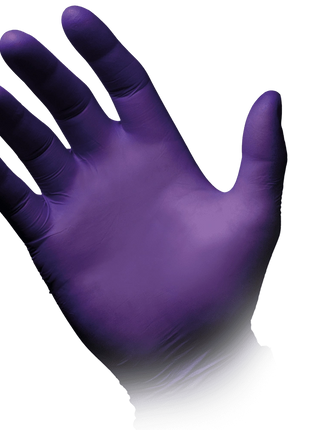 AMPri Style Prune Med-Comfort Nitril Einmalhandschuhe lila Gr. XS–XL