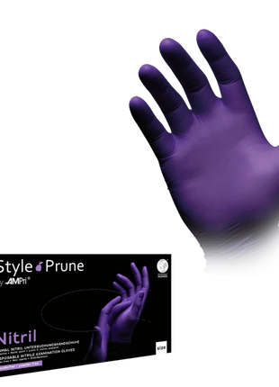 AMPri Style Prune Med-Comfort Nitril Einmalhandschuhe lila Gr. XS–XL
