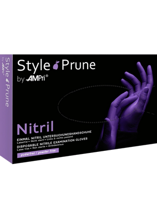 AMPri Style Prune Med-Comfort Nitril Einmalhandschuhe lila Gr. XS–XL