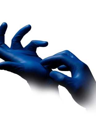 AMPri Style Blueberry Med-Comfort Nitril Einmalhandschuhe dunkelblau Gr. XS–XL