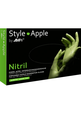 AMPri Style Apple Med-Comfort Nitril Einmalhandschuhe apfelgrün Gr. XS–XL