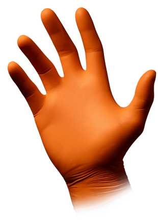 AMPri Style orange Med-Comfort Nitril Einmalhandschuhe orange Gr. XS–XL