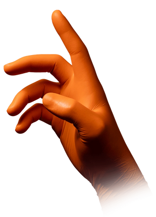 AMPri Style orange Med-Comfort Nitril Einmalhandschuhe orange Gr. XS–XL