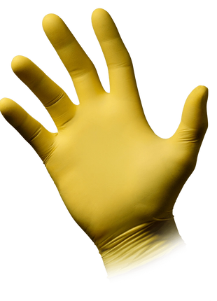 AMPri Style Lemon Med-Comfort Nitril Einmalhandschuhe gelb Gr. XS–XL