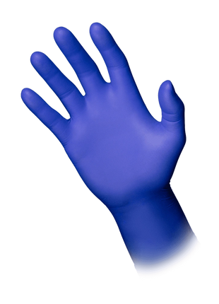 AMPri Med-Comfort blue 300 Nitril Einmalhandschuhe blau Gr. S–XL