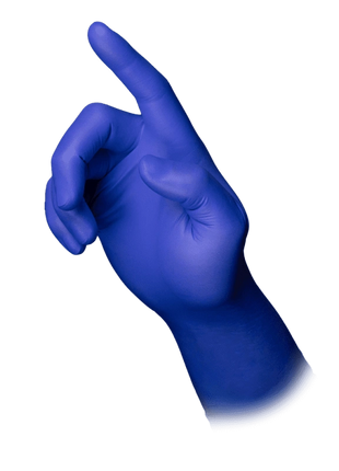 AMPri Med-Comfort blue 300 Nitril Einmalhandschuhe blau Gr. S–XL