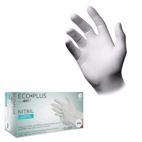 Puderfreie Nitril-Untersuchungshandschuhe, latexfrei, ambidextrous, für medizinische Pflege und Homecare