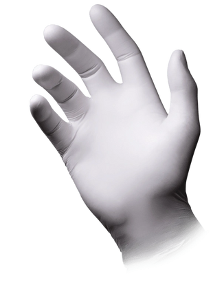 AMPri Eco-Plus Nitril Einmalhandschuhe weiß Gr. XS–XL