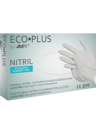 AMPri Eco-Plus Nitril Einmalhandschuhe weiß Gr. XS–XL