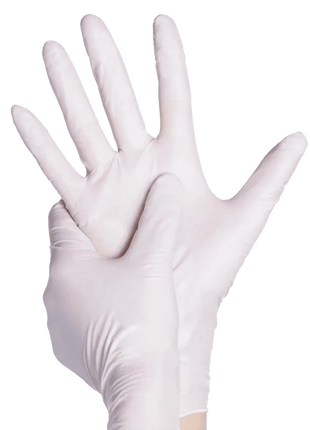 AMPri white Basic-Plus Nitril Einmalhandschuhe weiß 200 Stück Gr. S–L