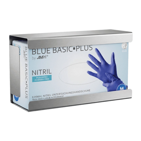 Blau Nitril Einmalhandschuhe, puderfrei, Größe M, für medizinische Untersuchung und Pflege
