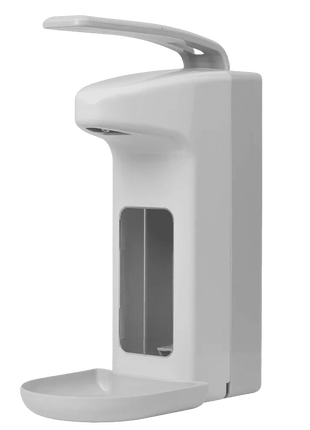 Wandspender 1000 ml für Seife & Desinfektionsmittel weiß/grau
