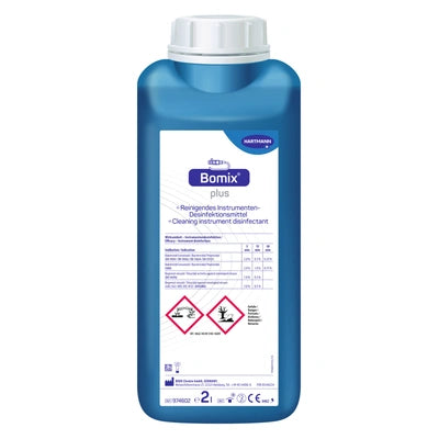 Bomix plus Reinigungs- und Desinfektionsmittel für medizinische Instrumente, 2 Liter Flasche