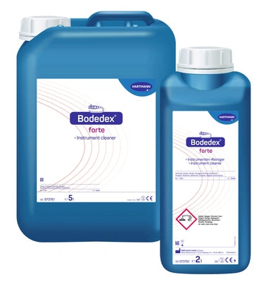 Bodedex forte Instrumentenreiniger, 5L Kanister und 2L Flasche für medizinische Pflege und Desinfektion