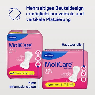 MoliCare® premium lady Pad 0,5 Tropfen Slipeinlagen für Frauen
