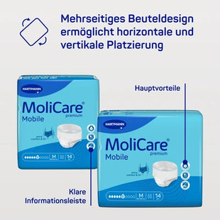 MoliCare premium Mobile 10 Tropfen Inkontinenzpants für Erwachsene