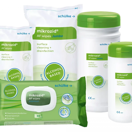 Gruppenbild Mikrozid AF Wipes