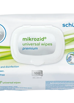 mikrozid universal wipes premium Feuchttücher zur Reinigung Desinfektion, alkoholfrei, 100 Stück
