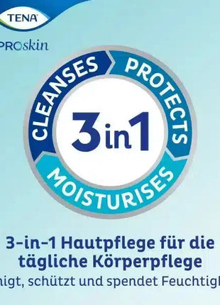 TENA ProSkin 3-in-1 Hautpflege, tägliche Körperpflege, reinigt, schützt, spendet Feuchtigkeit
