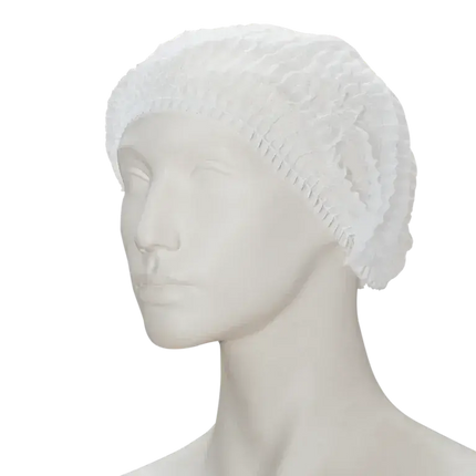 vlies-haube-m-clip-52cm-100st-polybeutel-weiß