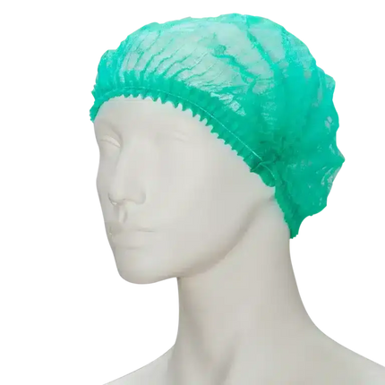 vlies-haube-m-clip-52cm-100st-polybeutel-gruen