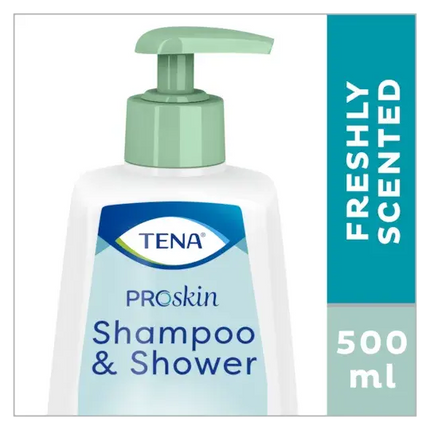 TENA ProSkin Skincare Shampoo - Ein pflegendes Shampoo von TENA ProSkin, entwickelt für eine schonende Reinigung und optimale Hautpflege