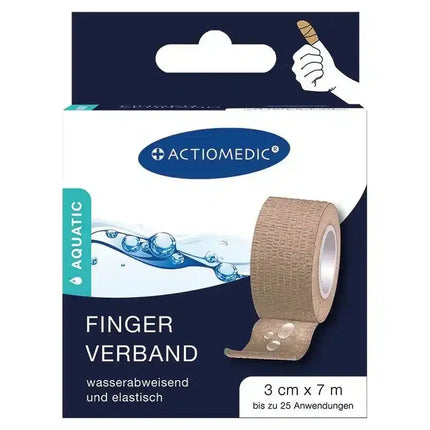 Produktbild Actiomedic Fingerverband in Hautfarben - Ein wasserabweisender und elastischer Verband, der eine zuverlässige und flexible Wundversorgung ermöglicht