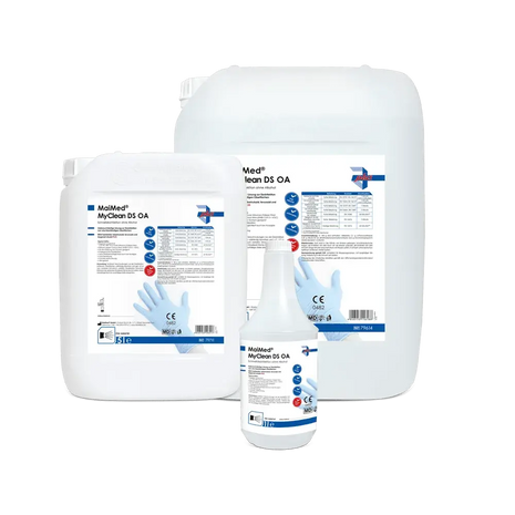 Gruppenbild von MaiMed myclean schnelldesinfektionsmittel