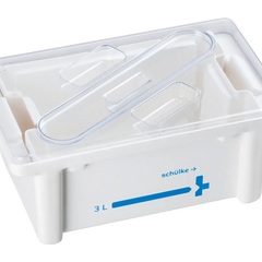 Schülke Instrumentenwanne 3 Liter - 1 Set, Deckelfarbe: Transparent