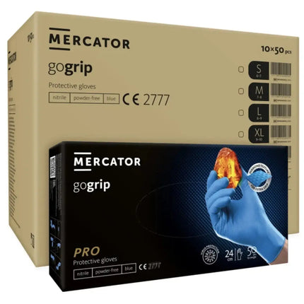 GoGrip Nitrlhandschuhe Blau Karton