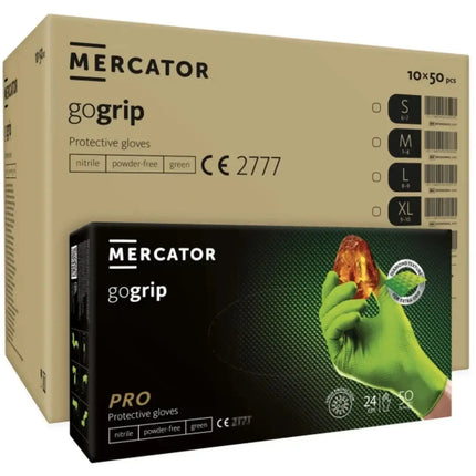 GoGrip Nitrlhandschuhe Grün Karton