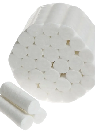 Zahnwatterollen steril, weiß, hygienisch verpackt, Dentalbedarf, Medizinprodukte
