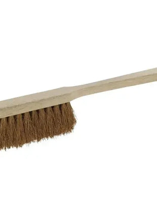 Handfeger aus Holz mit Naturborsten, Reinigungsbürste für professionelle Hygiene