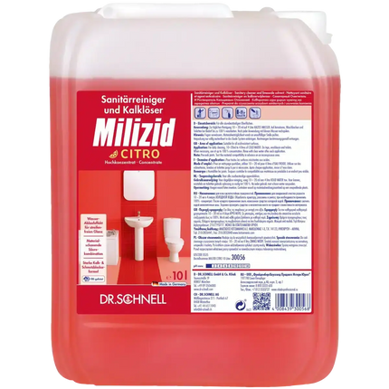 Dr. Schnell MILIZID CITRO Sanitärreiniger und Kalklöser Dr. Schnell