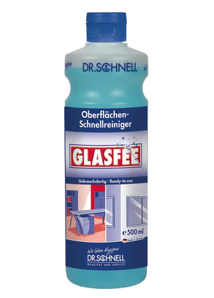 Dr. Schnell Glasfee Oberflächen-Schnellreiniger 500ml, Fensterreiniger für Glas und glatte Flächen