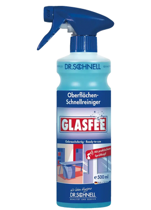 Dr. Schnell Glasfee Oberflächen-Schnellreiniger Sprayflasche 500ml für hygienische Reinigung