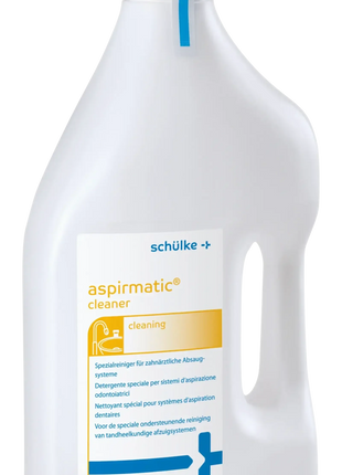 aspirmatic cleaner Spezialreiniger für dentale Absaugsysteme, 2 Liter Flasche, Schülke