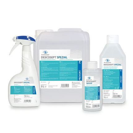 Dr. Schumacher Descosept spezial Schnelldesinfektion Gruppenbild