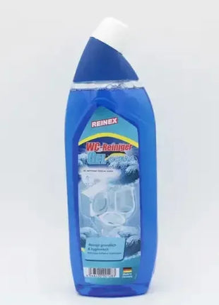 Reinex WC-Reiniger Gel Ocean, blaues WC-Reinigungsmittel in Flasche für hygienische Toilettenreinigung