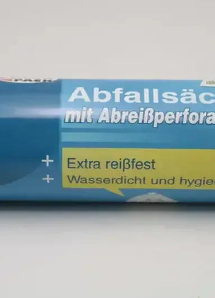 Rolle blaue Abfallsäcke mit Abreißperforation, extra reißfest, wasserdicht, hygienisch