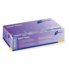 Meditrade Nitril Viola Einmalhandschuhe, puderfrei