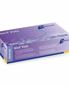 Meditrade Nitril Viola Einmalhandschuhe, puderfrei