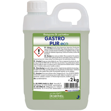 GASTRO PUR ECO Ökologischer Öl- und Fettlöser